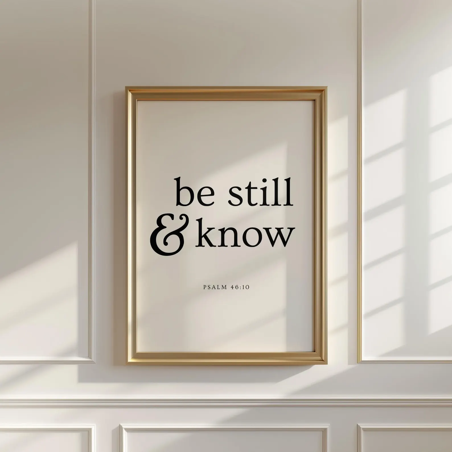 Black and White Christian Wall Art