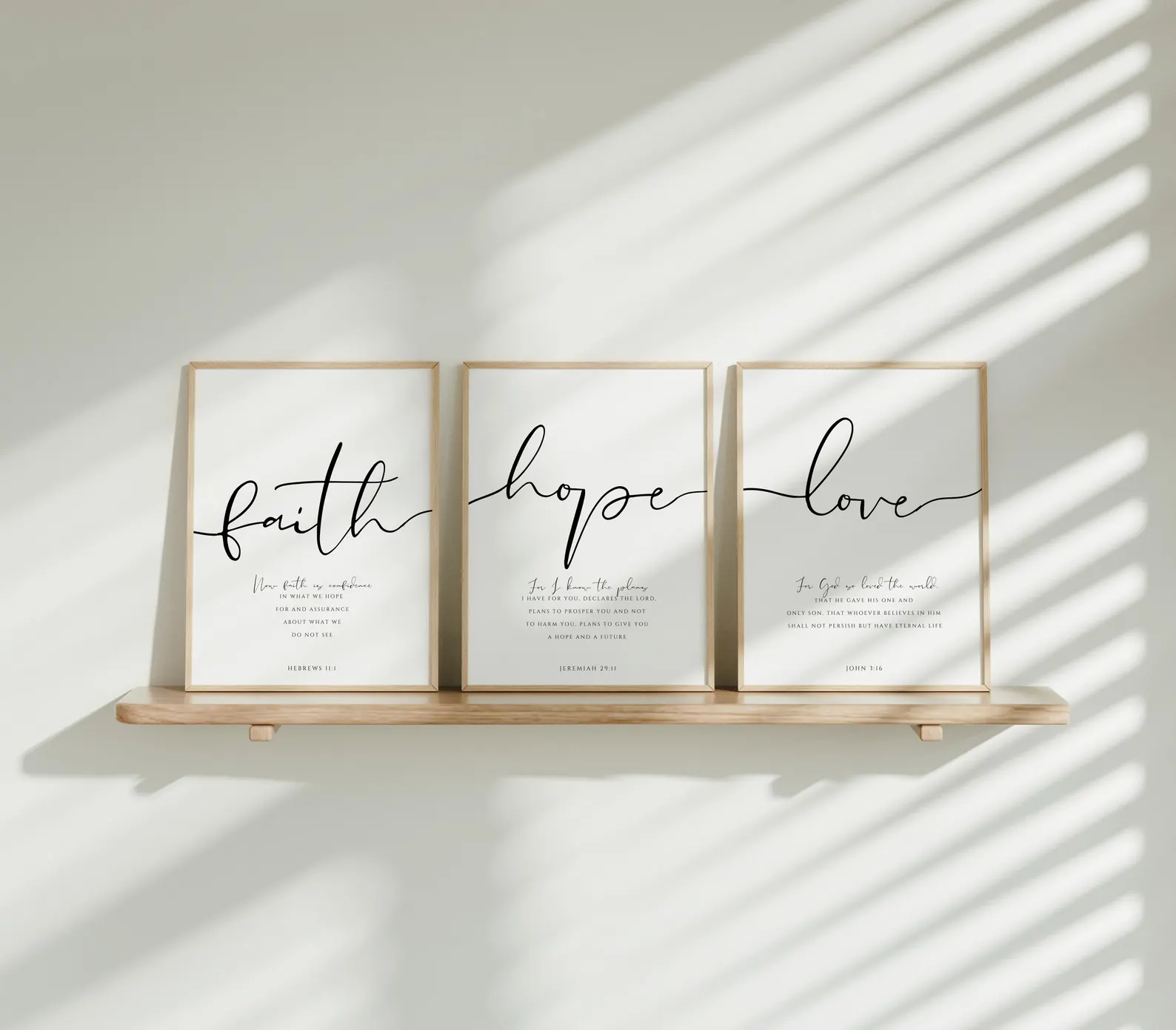 Faith Hope Love Bible Verse